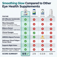 Smoothing Glow 15-in-1 Advanced Eye Formula — Formula comparison